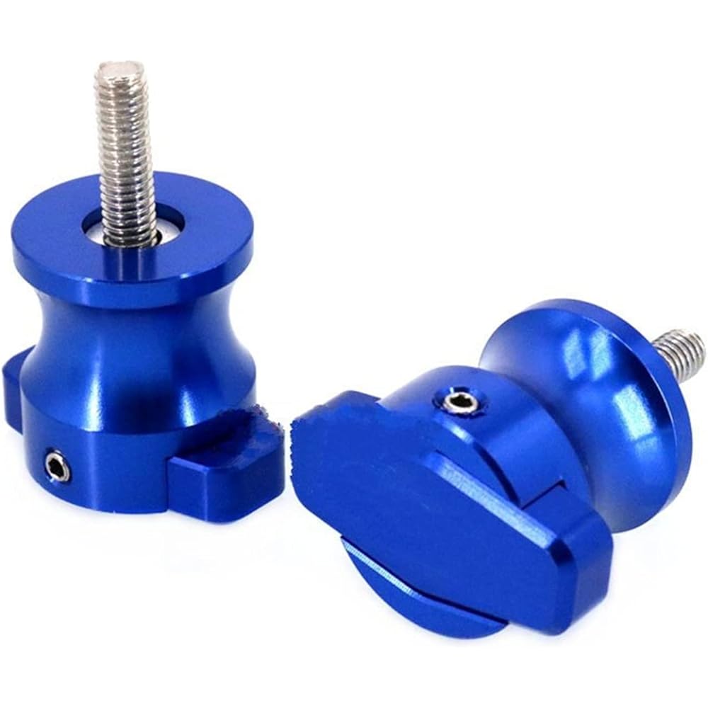 Stand Screw Slider Suitable for Honda CB600F CB600F Hornet 599CB600 CB599 CB600F HORNET Motorcycle 8M Frame Screw Slider Swing Arm Spool Slider (Color: Blue)