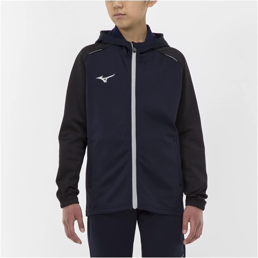 [Mizuno] Training Wear Sweat Hoodie Fleece Lined Parka Thermal Junior 32JC2952 Kids