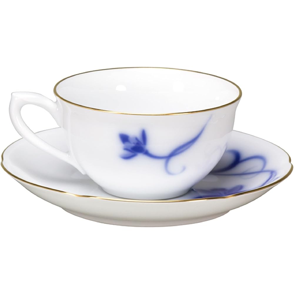 Okura Toen <Direct store only> Blue Cattleya Cup & Saucer 96C/A603