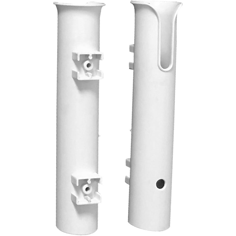 NUZAMAS Plastic Dual 4-ROD Rack Vertical Holder Organizer - Boat Kayak Fishing Rod Storage Lure
