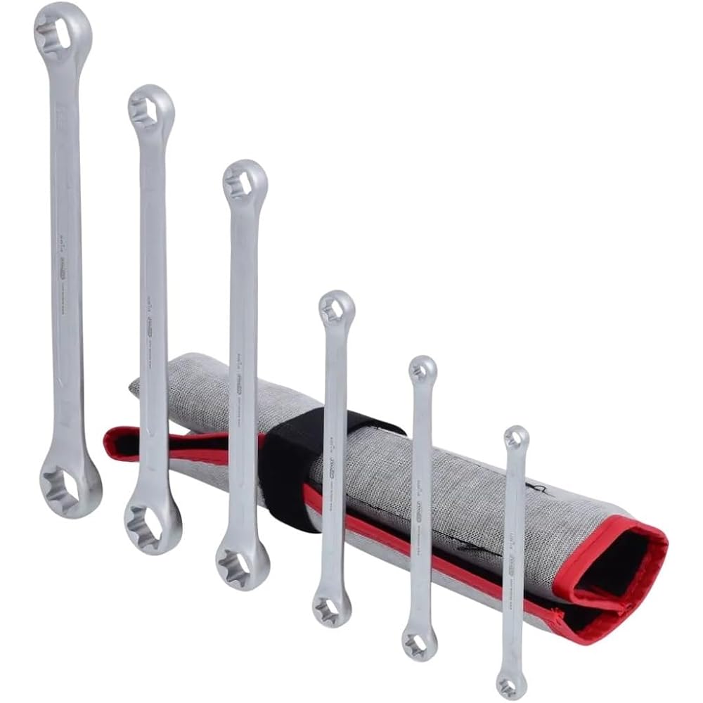 KS TOOLS CLASSIC double ring spanner set for TX E-Profile 6 pcs 911.0370