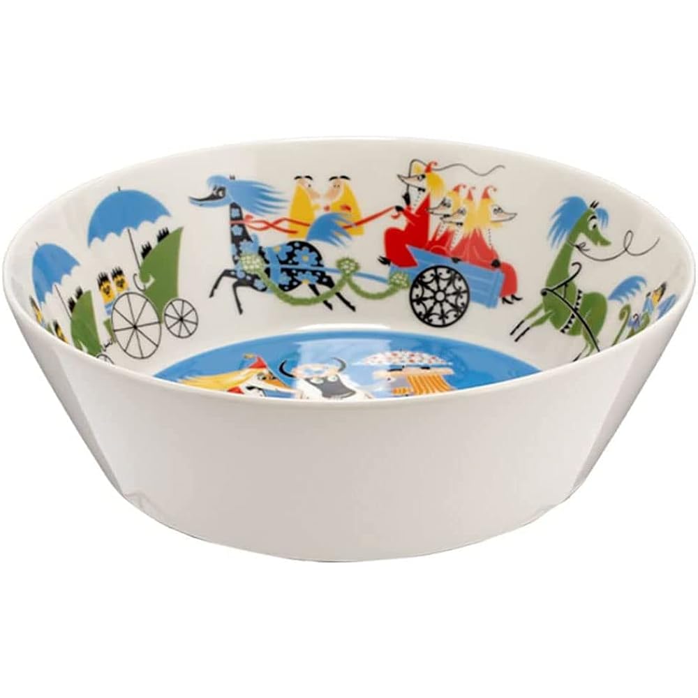 [Regular Imported Product] Moomin (Moomin by ARABIA) Serving Bowl Dish 23.5cm Friendship 1020109
