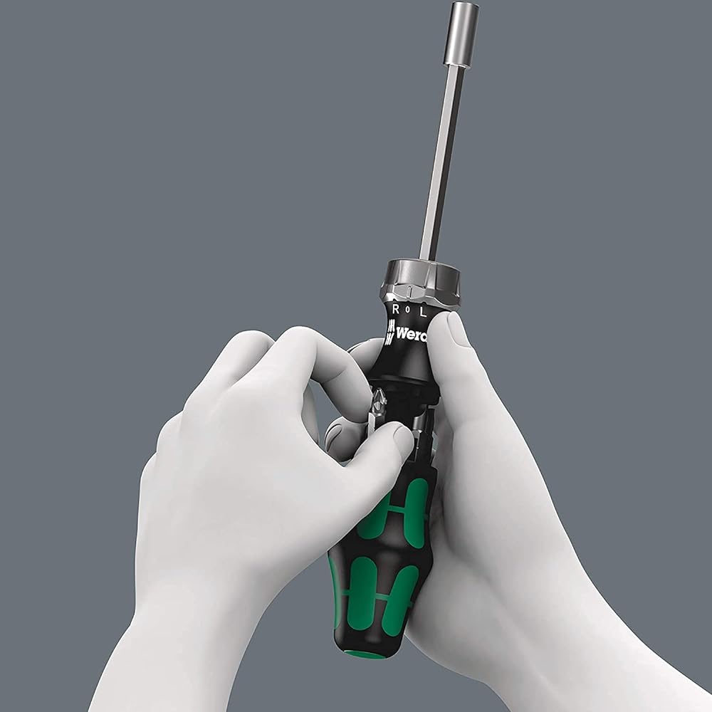 Wera 05073661002 | Kraftform Kompakt Ratchet Screwdriver 27 RA Slotted Head 6mm [Regular Japanese Import Product]