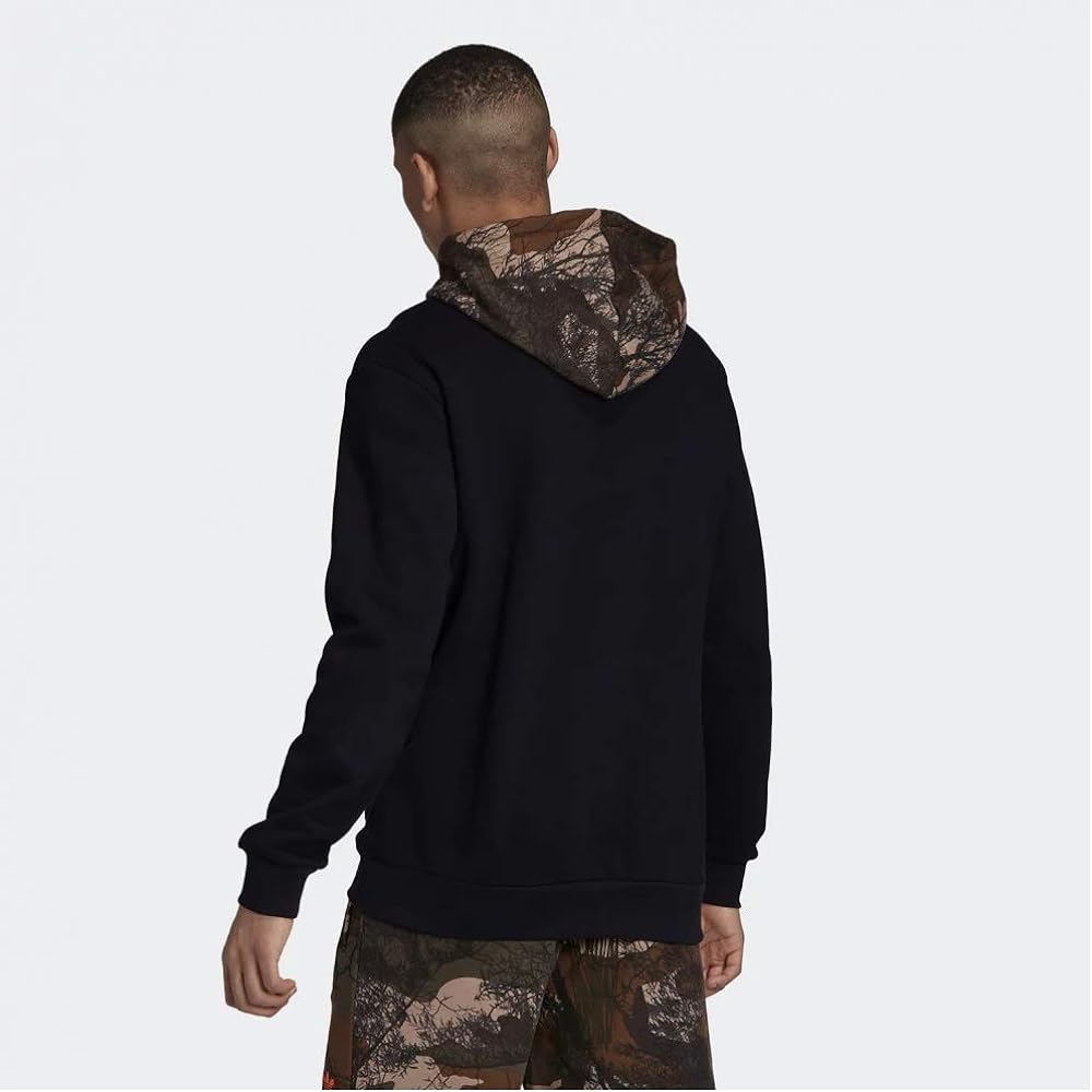 adidas Adidas Originals CAMO TREFOIL HOODIE Camouflage Pattern Trefoil Hoodie Sweat Parka