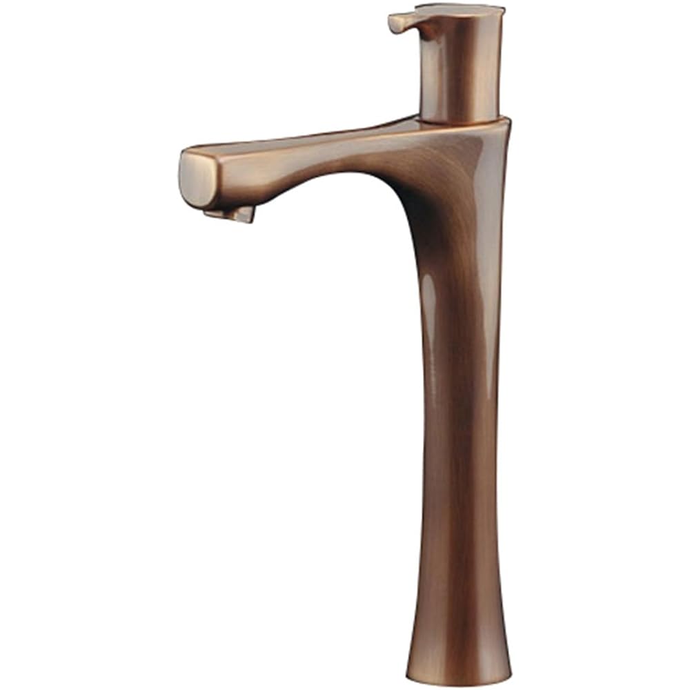Kakudai Stand Faucet Tall OLD Brass 716-876-13