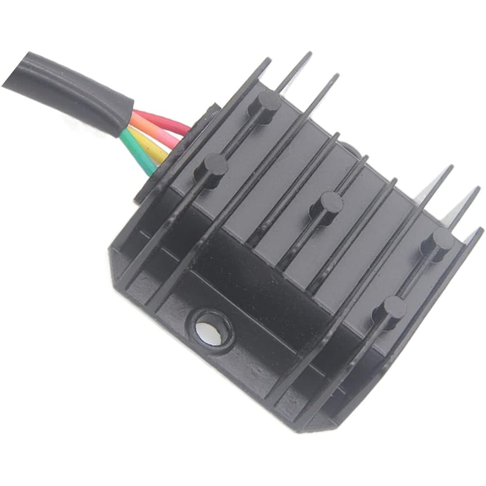 ZOOKOTO 4 Wire 12V Voltage Regulator Rectifier for GY6 125cc 150cc 250cc ATV Dirt Bike Go Kart Moped and Scooter 2pcs