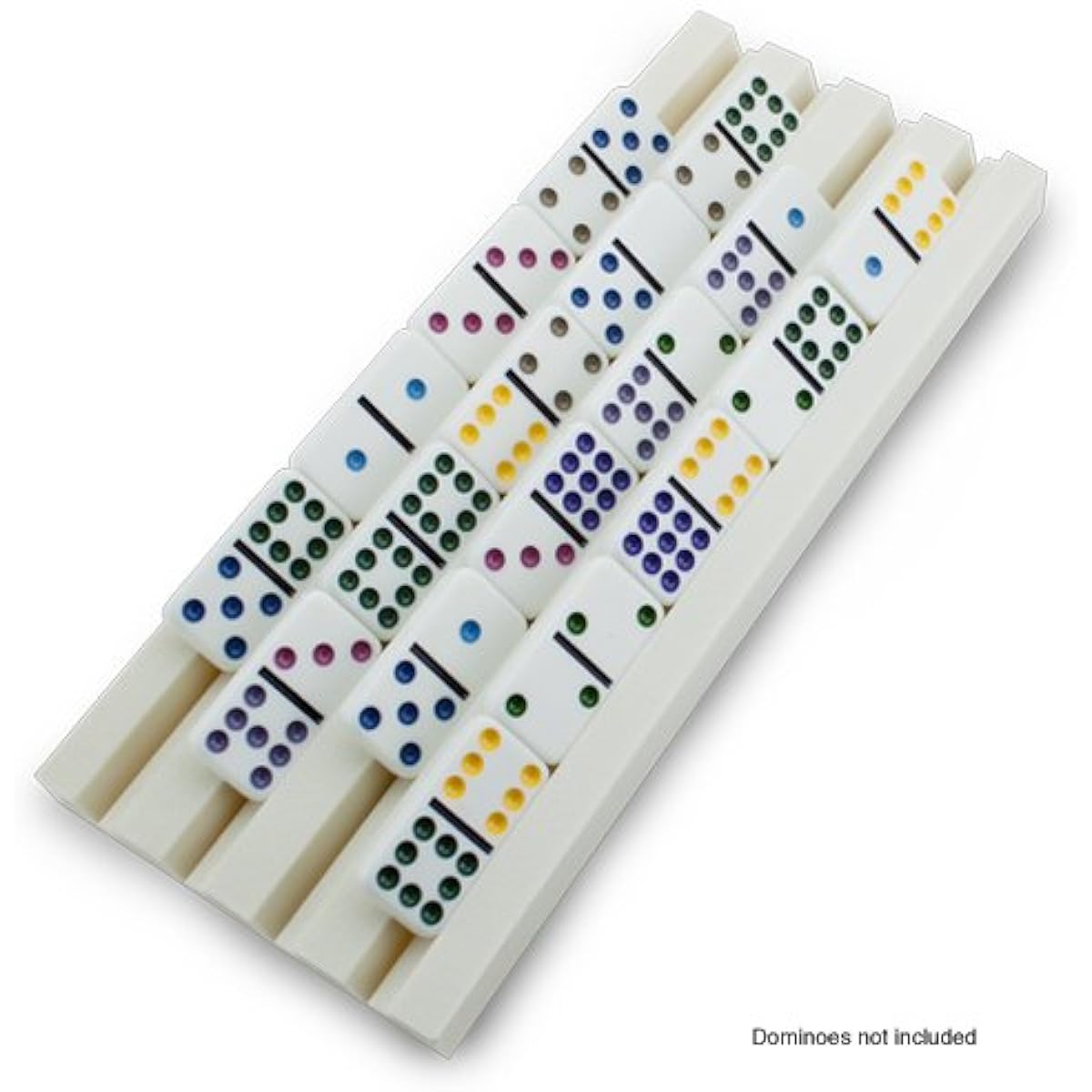 [Brybelly]Brybelly Set of Four Plastic Domino Trays by 4528686 [Parallel Import]