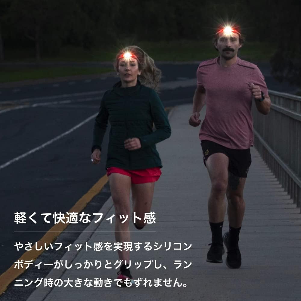 [Genuine Japanese Product] KNOG Running Headlight LED USB Charging IP67 Waterproof Lightweight Increases Visibility from the Surroundings