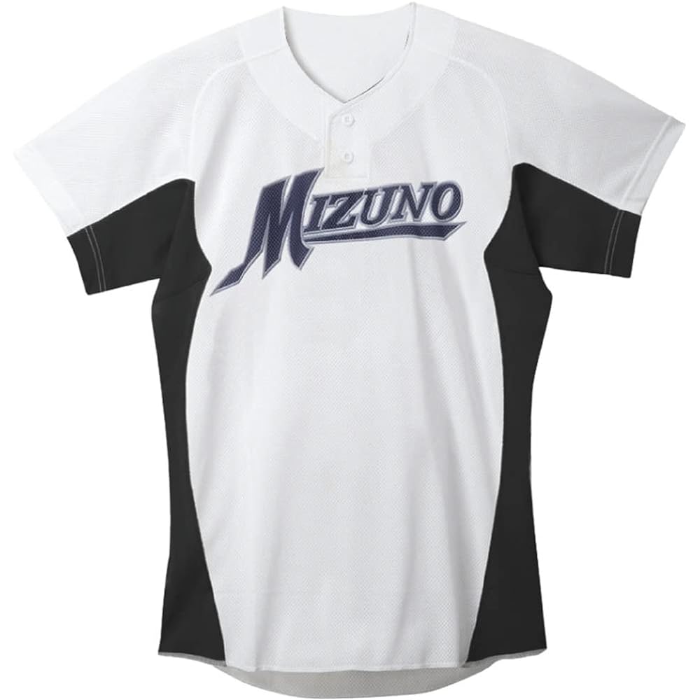 [Mizuno] Baseball Apparel Practice Shirt/Semi-Half Button Type
