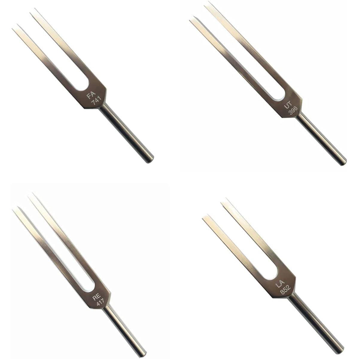 Tuning fork sound healing therapy tool set 9pcs 174/285/396/417/528/639/741/852/963HZ