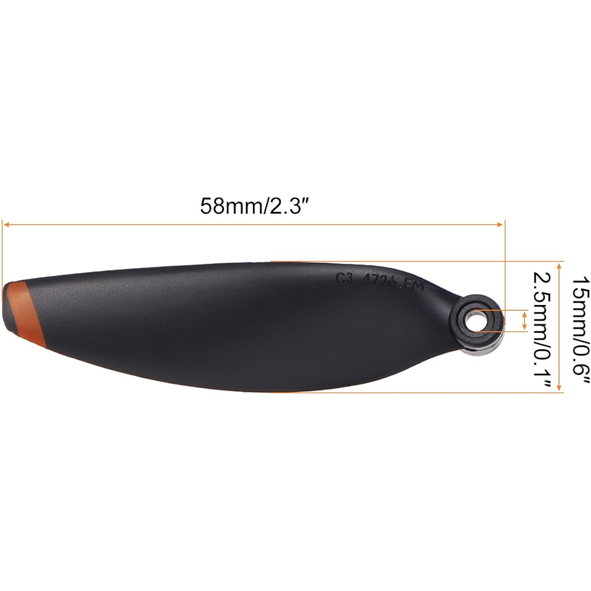 MECCANIXITY Mini 2 RC Propeller Blades Propellers Black Golden with Driver/Screw Quick Release Low Noise Propellers for Mini 2 Drone Quadcopter 16 Pack