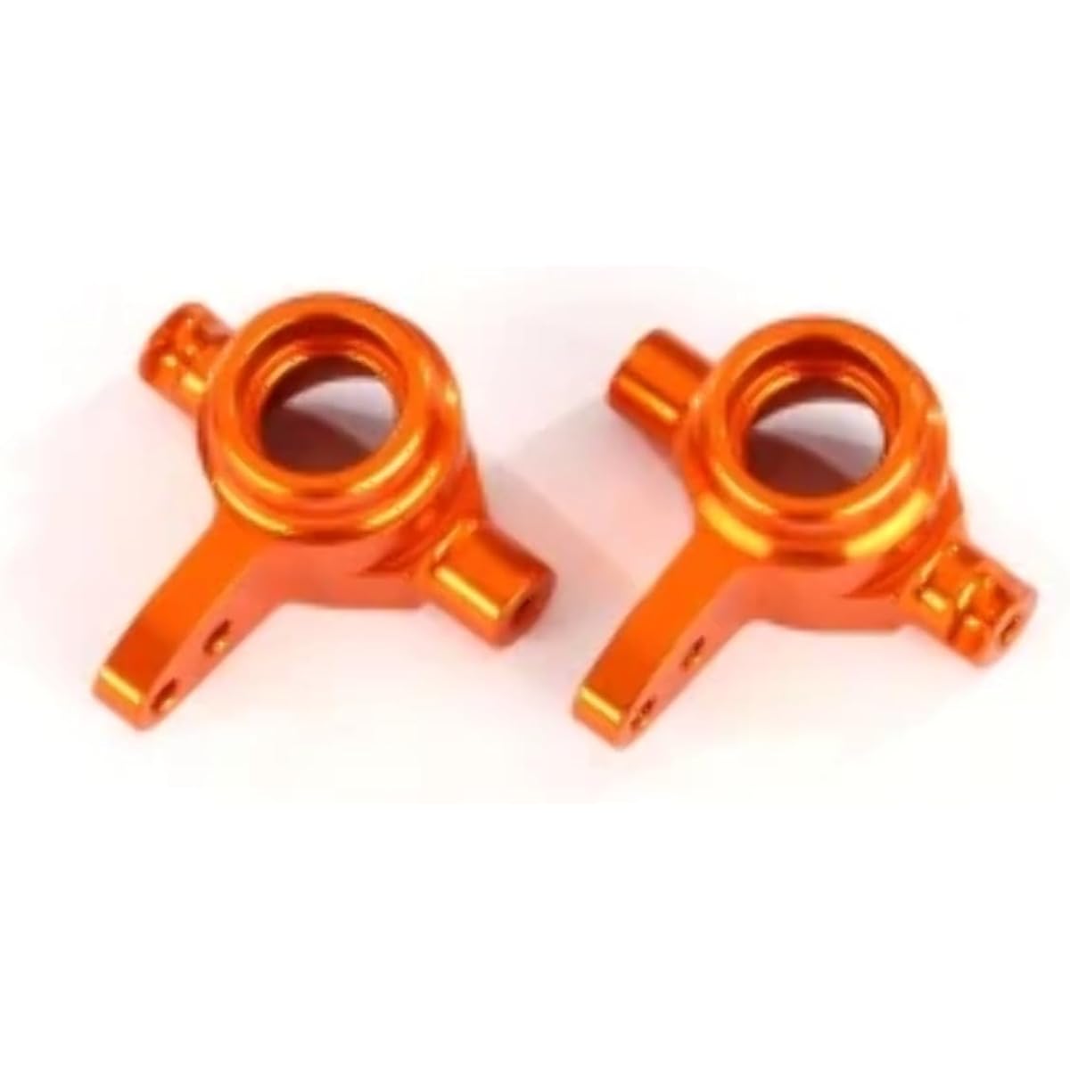 Traxxas 6837A - Left & Right Aluminum Steering Block Orange