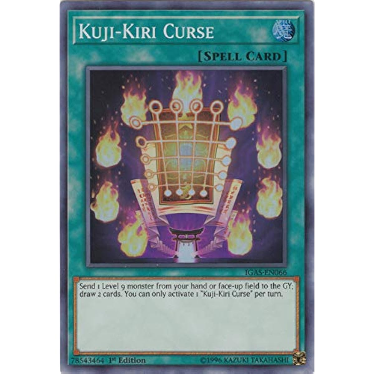 Kujikikiri Curse - IGAS-EN066 - Super Rare - First Edition