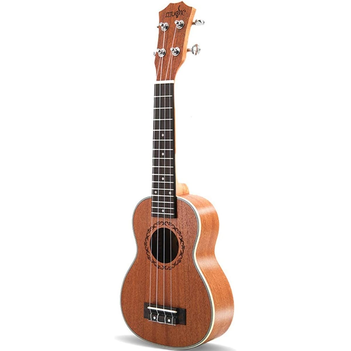 Ukulele Ukulele Beginner 4 String Sound Source Natural 21 Inch Ukelelen Acoustic Ukulele Good enough for beginners (Color: Natural, Size: 21 inches)