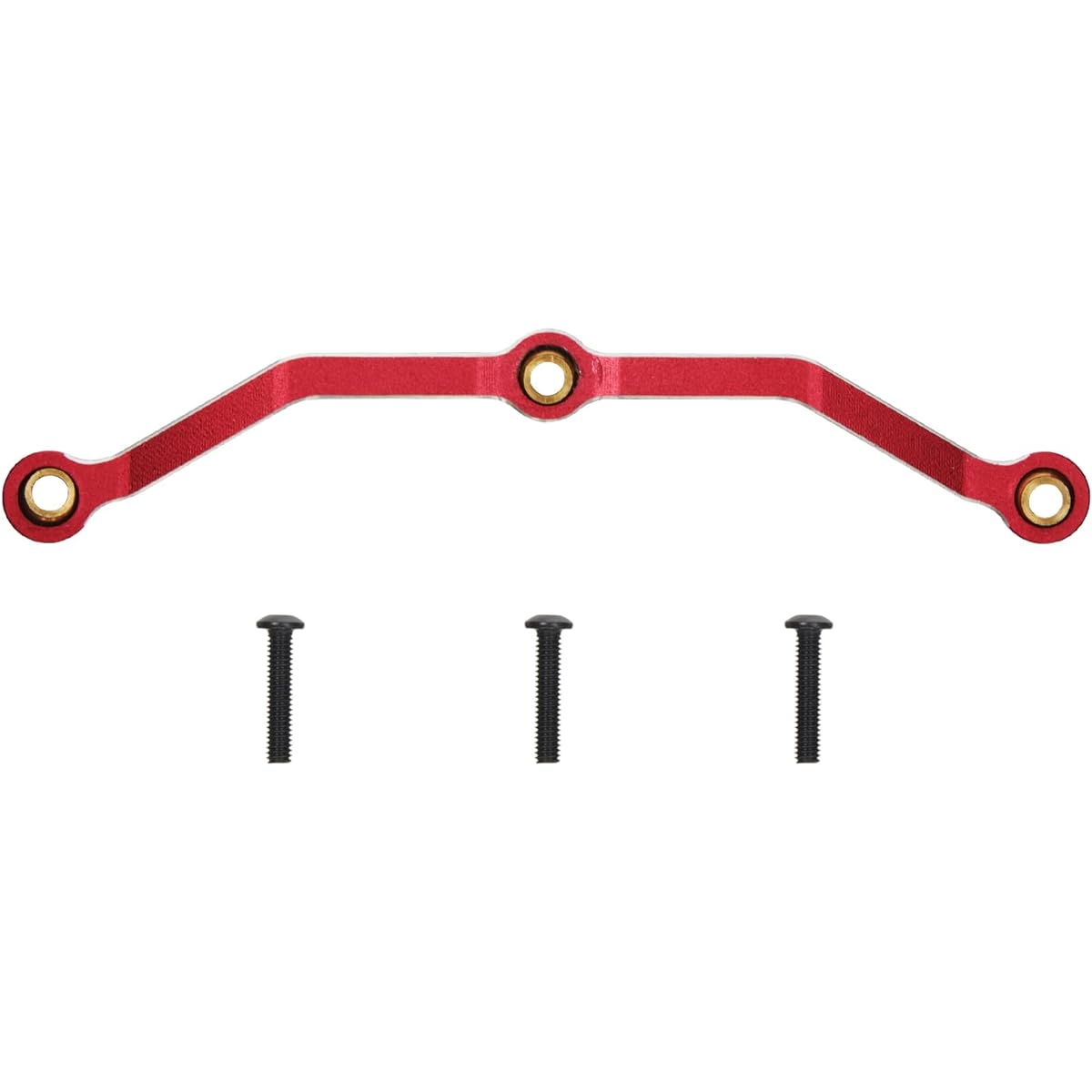 HOBOHY Aluminum Alloy Steering Tie Rod TRX4M 1:18 RC Crawler Replacement Upgrade Parts (Red)