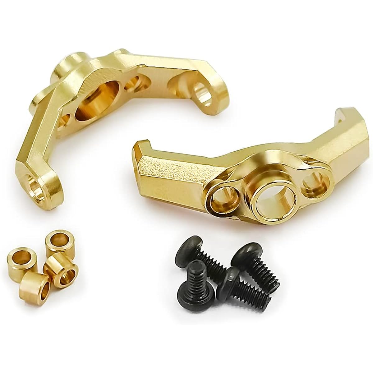 RCLions Brass Caster Mount C Hub Carrier TRX4-M 1/18 RC Crawler Car Upgrade Parts