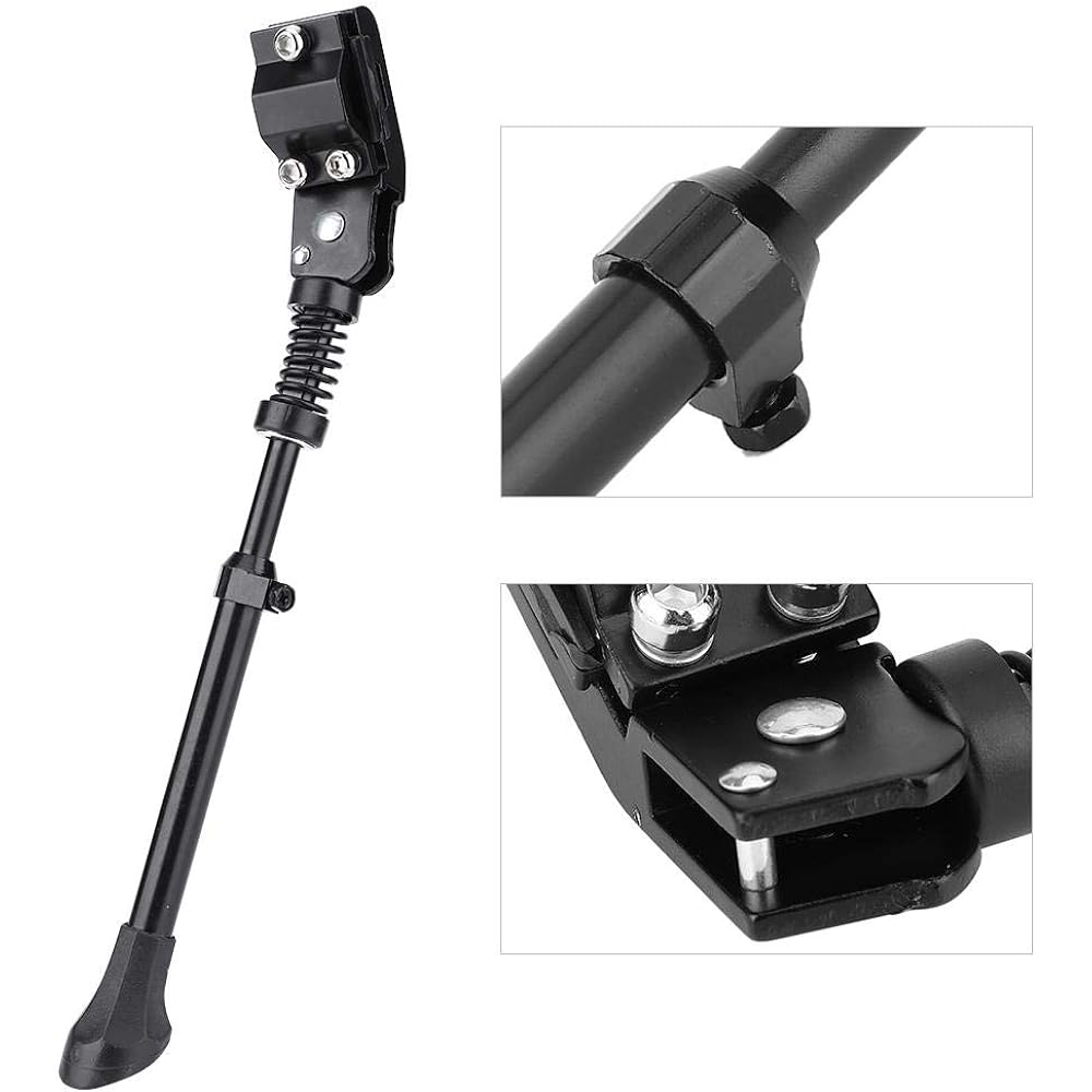Bicycle Kickstand Adjustable Universal Aluminum Alloy Bicycle Bike Kickstand Side Support Parking Stand Foot Cycling Accessories