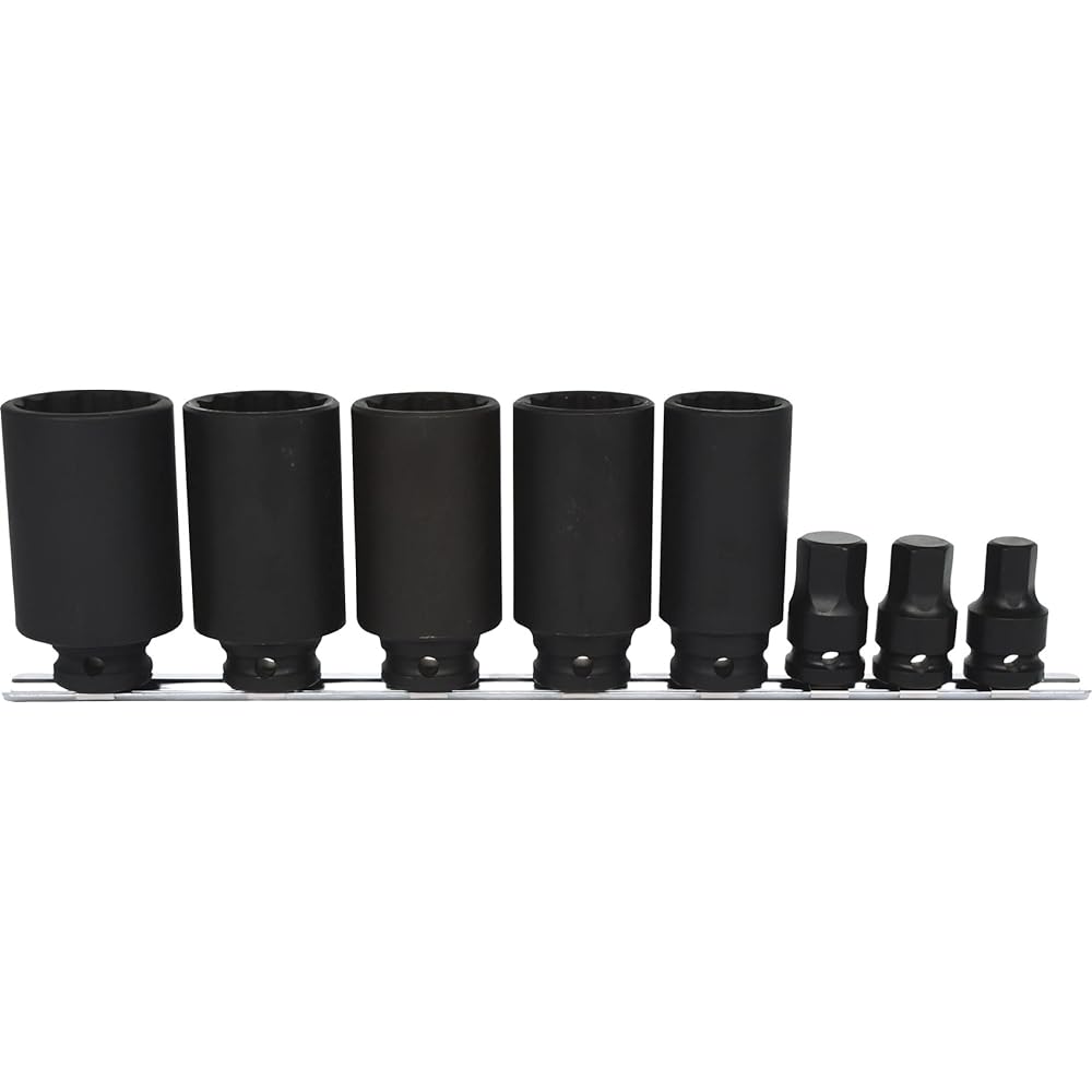 KS TOOLS Special prop shaft impact set 8 pcs1/2" 150.1750