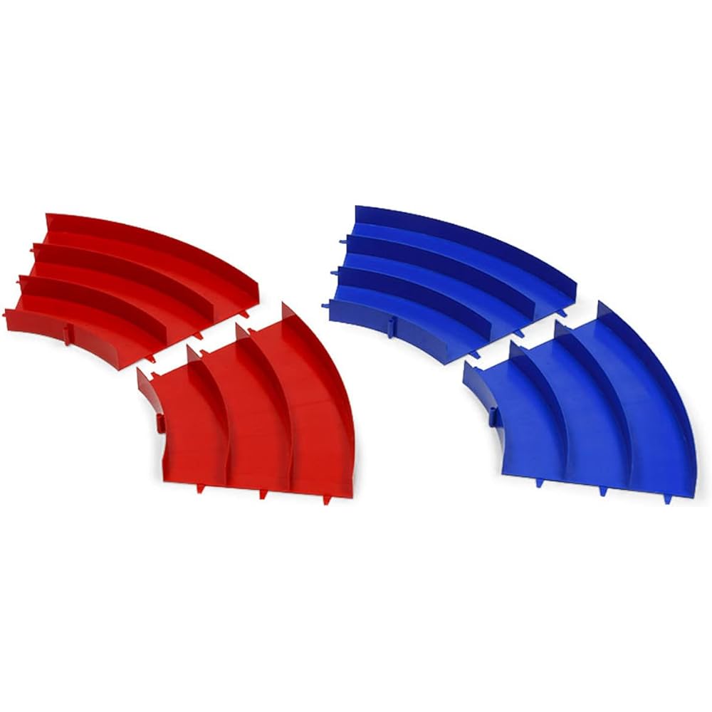 Tamiya Mini 4WD Special Limited Japan Cup Junior Circuit Curve (Blue/Red) Set of 4 each 69578