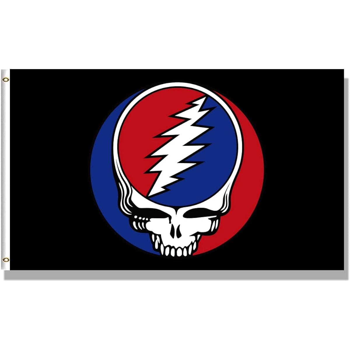Kasflag Grateful Dancing Bears Dead Flag (3x5ft 150D Polyester) Wall Decor for Outdoor Rooms and Man Cave