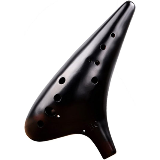12 Holes Bass C Key Smoked Ceramic Ocarina National Musical Instrument Beginner Teaching Ocarina Ocarina Musical Instrument