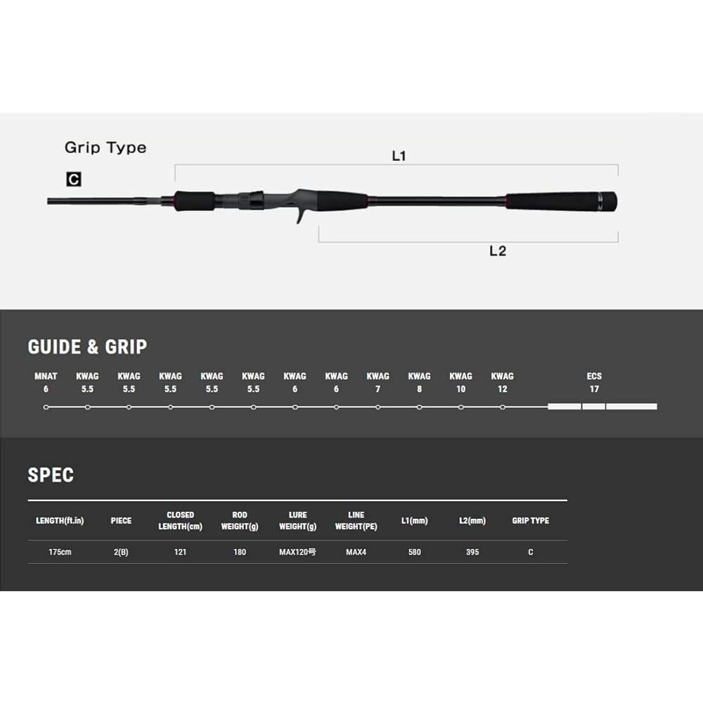 Tailwalk Rod Octopus Light 175 EGI