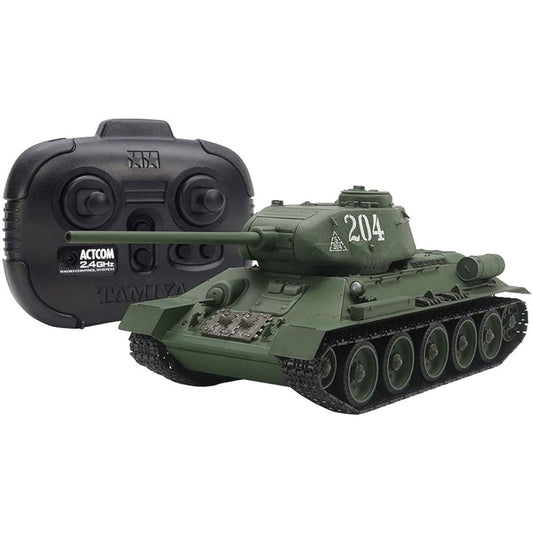 Tamiya 1/35 RC Tank Series No.16 Soviet medium tank T-34-85 (with dedicated radio control) 48216
