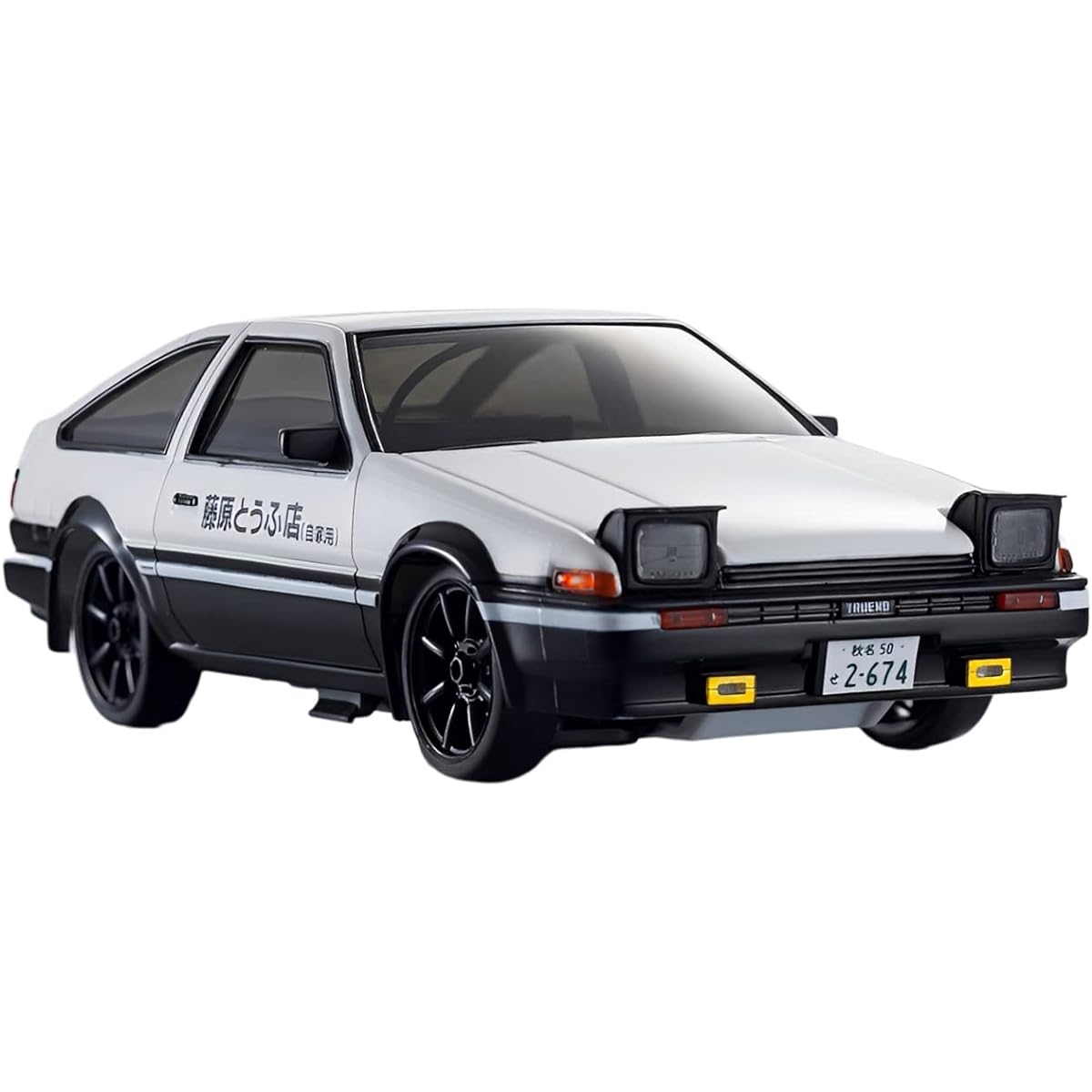 Kyosho Kyoso Egg Kyosho Kyoso Egg 1/28 Scale RC First Minute Initial D Toyota Sprinter Trueno AE86