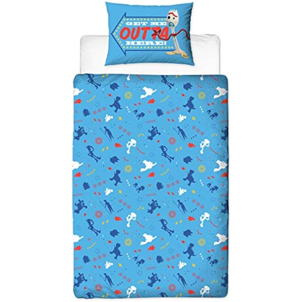 9785 Disney Toy Story 4 Disney Toystory4 Single Duvet Cover + Pillowcase Set [Parallel Import]