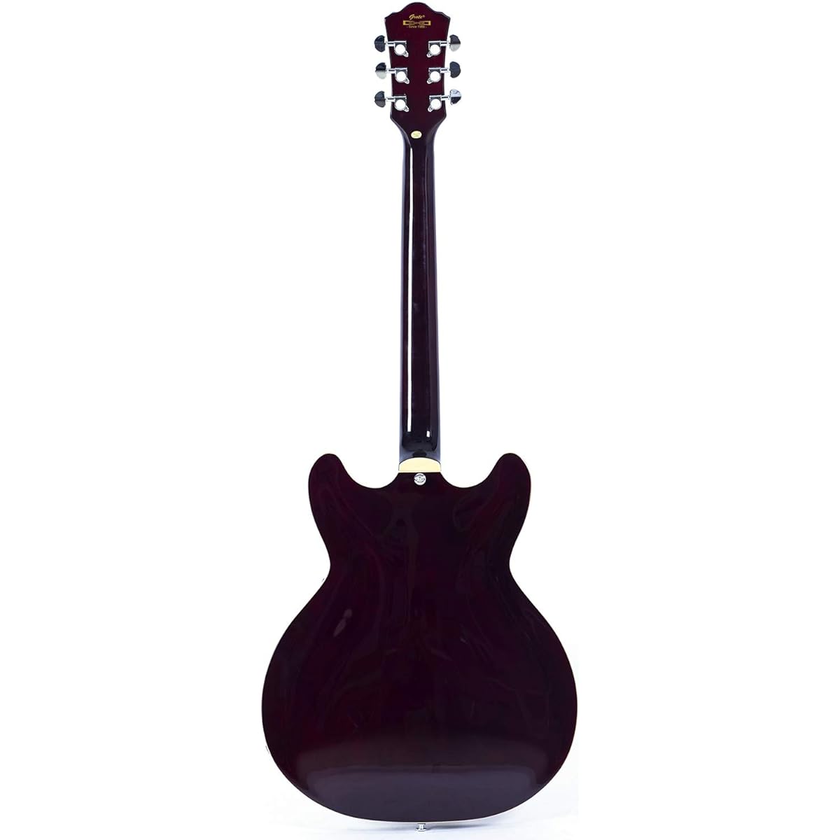 Electric Guitar NEW GROTE 335 style Jazz Electric Guitar Semi-Hollow Body (Brown)