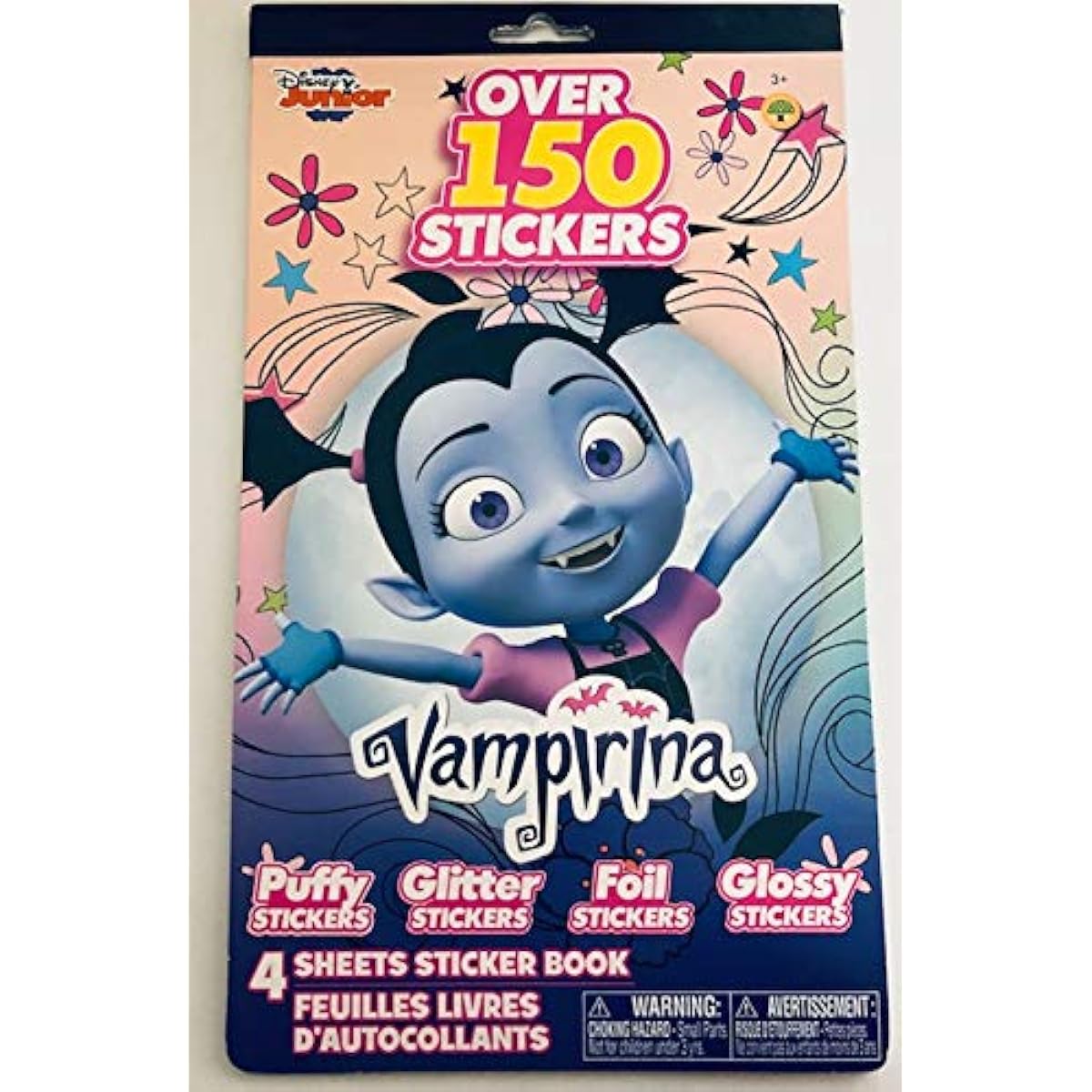 Vampirina Sticker Pad 150+ Stickers Fluffy, Glitter, Foil, Shiny.
