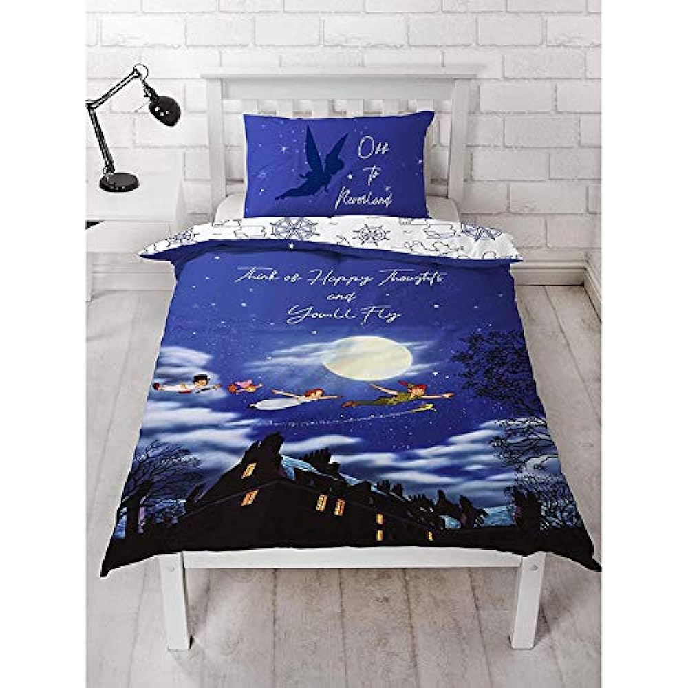 3200 Disney Peter Pan Disney Peter Pan Duvet Cover + Pillowcase Set Single [Parallel Import]