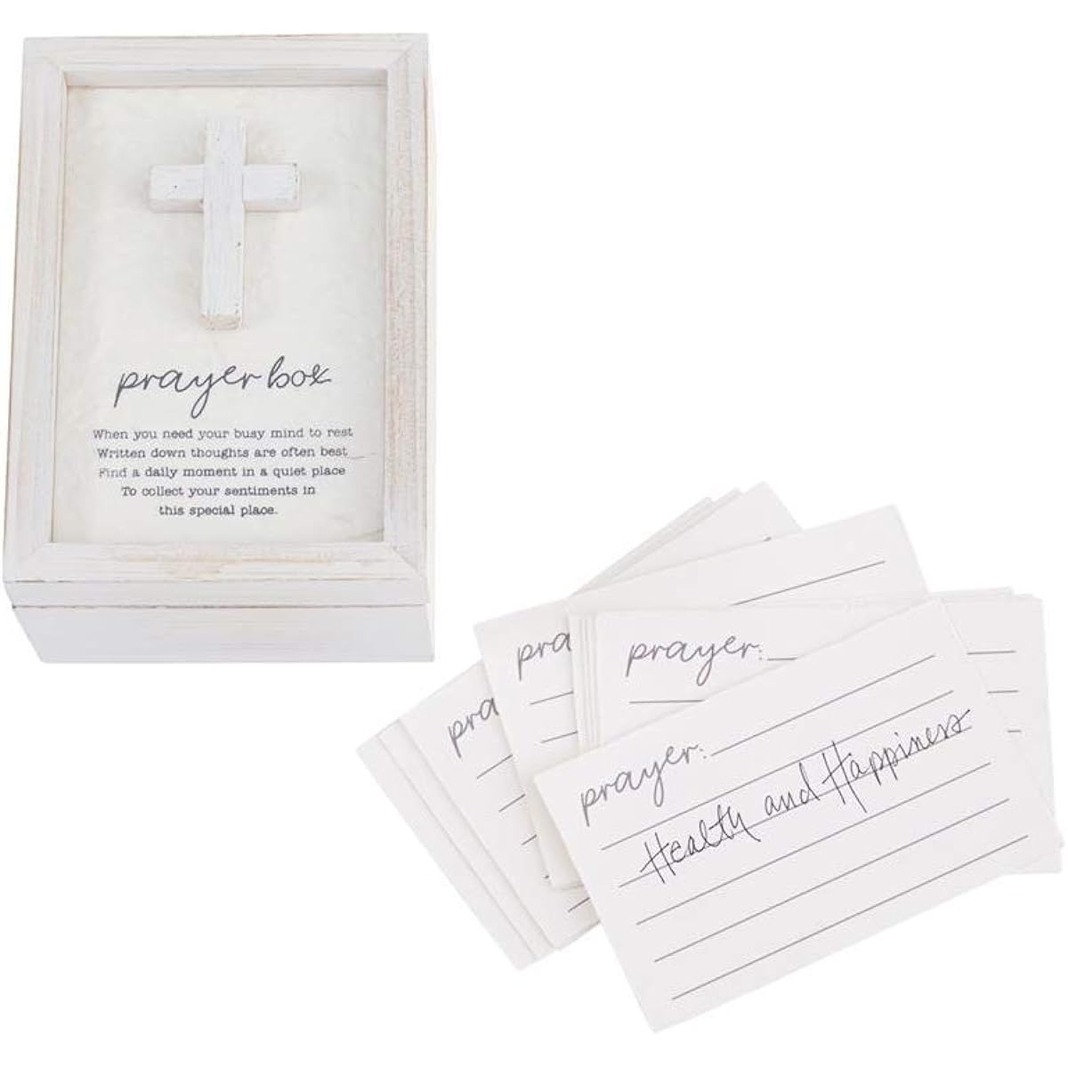 Mud Pie Prayer Box Set with Recycled Paper Prayer Slip