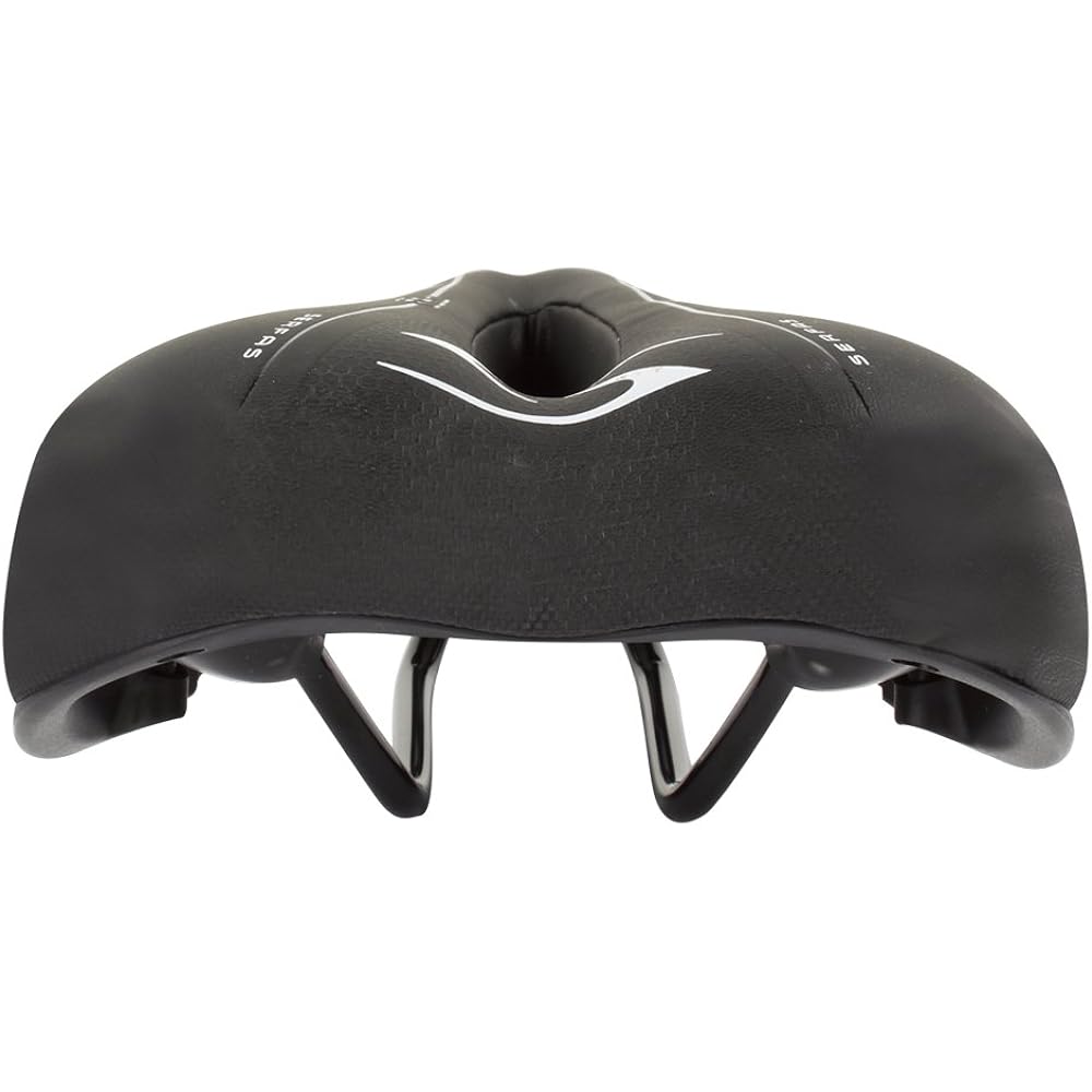 SERFAS Bicycle Saddle Comfort Shock Absorption Dual Density Medical Cut Waterproof