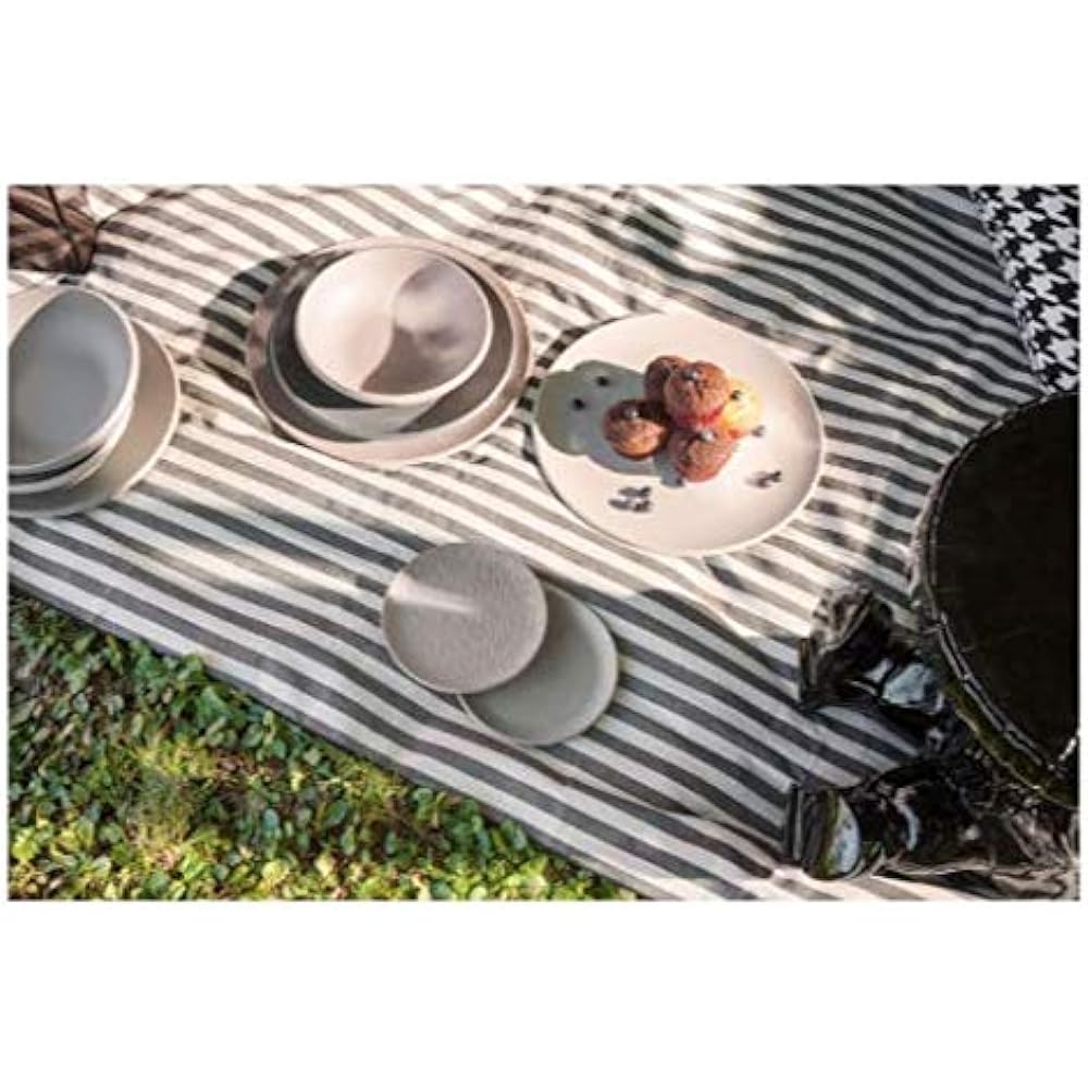 Kartel Medium Plate Terracotta φ16/H1.5cm Trama Fruit Dish Set SFAC-K1518-TE-4S 4 Pieces Set of 4 [Genuine Domestic Distributor]