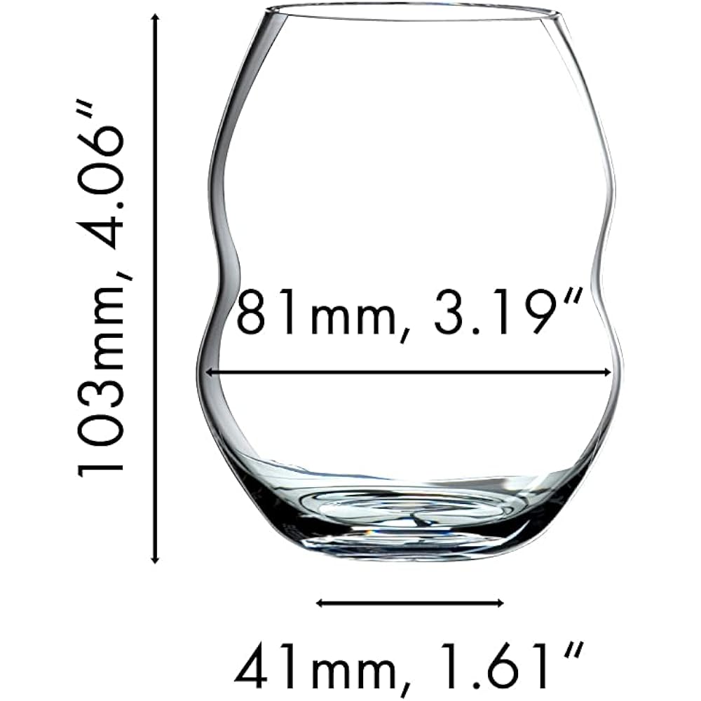 Riedel [Genuine Product] RIEDEL White Wine Glass Pair Set Swirl White Wine Tumbler 380ml 0450/33