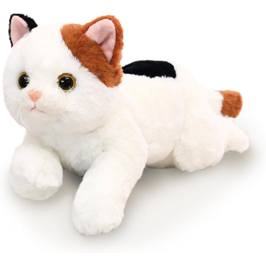 , vivid, brown tabby, stuffed animal, hug pillow, cute, bedding, cute animal, cushion, sleeping pillow, soft, squishy, fluffy, brown tabby, girl, sleepy, gift, 70cm, figurine, decoration, sofa backrest, interior, toy, multi-functional, calico cat, cute