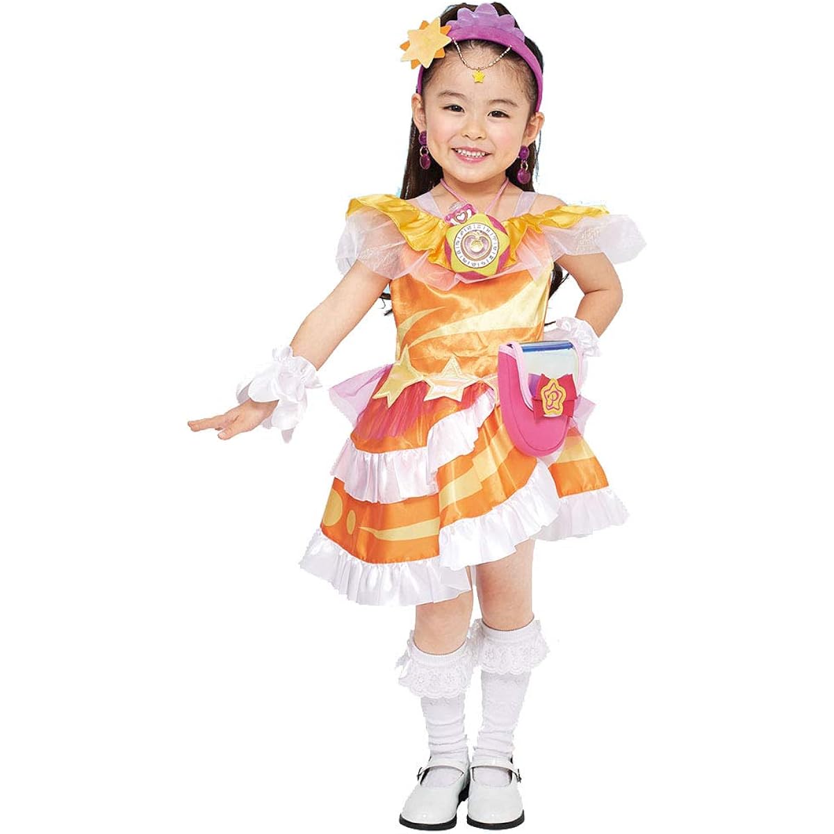 BANDAI Star☆Twinkle PreCure Transformation Pre-Cure Cure Soleil 95cm-115cm