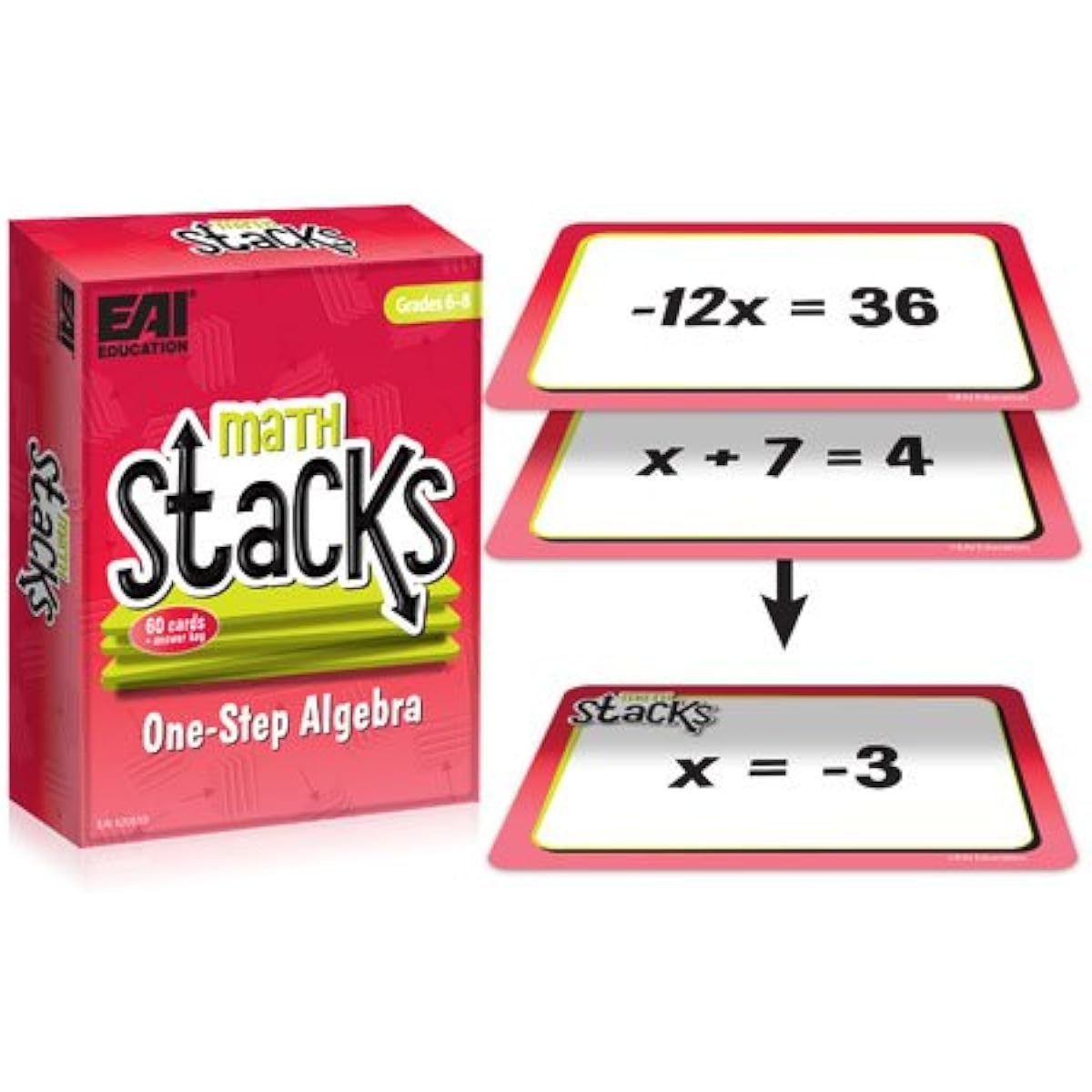 EAI Education Math Stacks One-Step Algebra Grades 6-8
