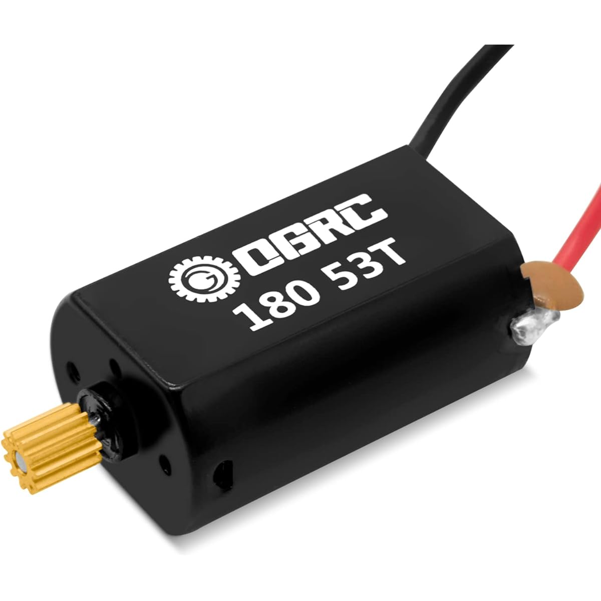 OGRC 180 Brushed 53T Motor with 11T Stainless Steel Pinion for TRX4M 1/18 RC Crawler Car Upgrade