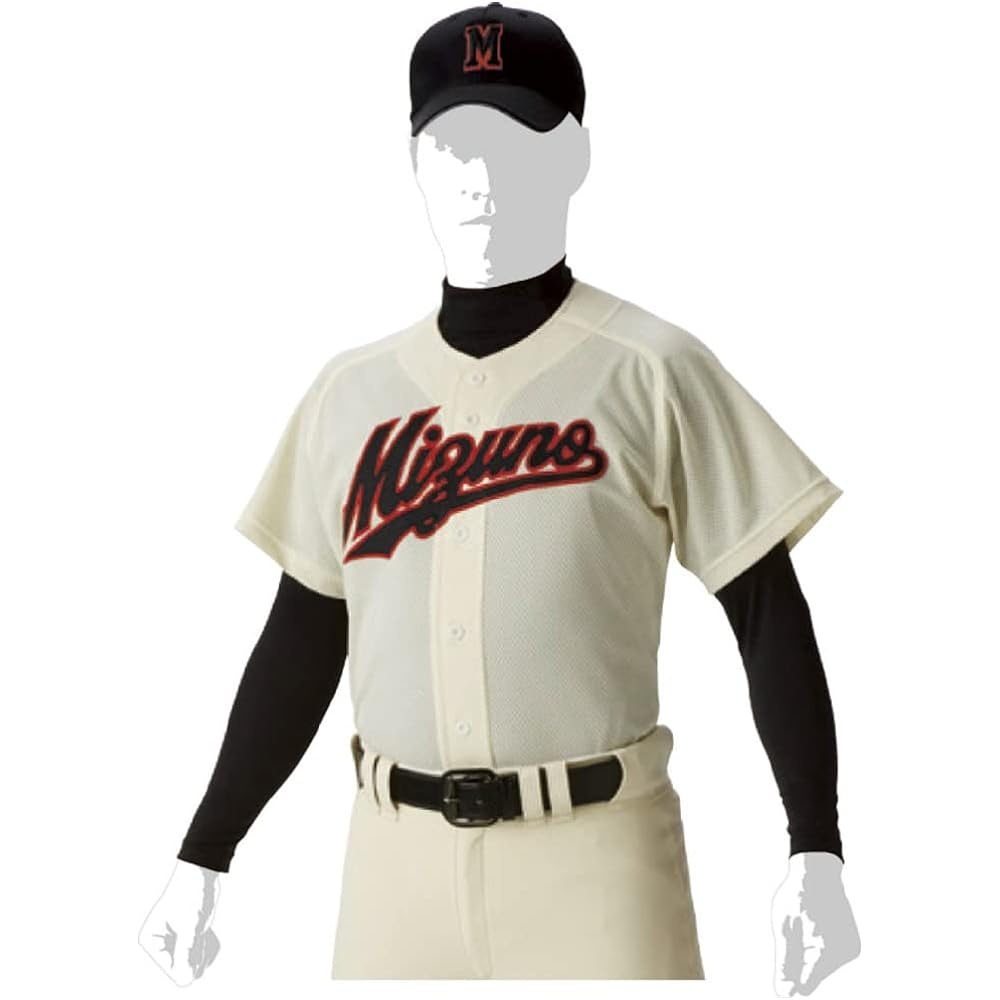 [Mizuno] Baseball Apparel Uniform Shirt Open Type