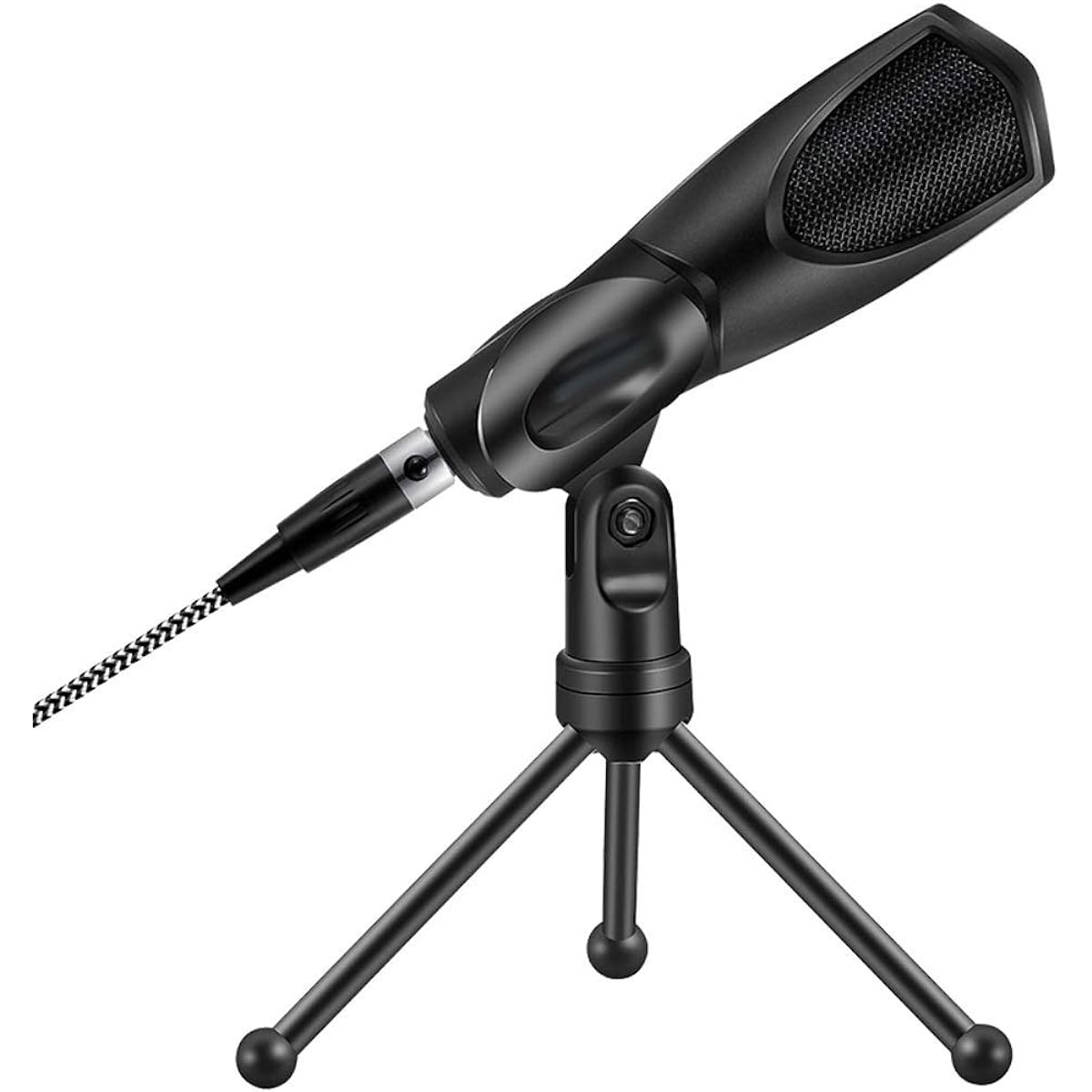 USB Condenser Microphone for Computer Microphone for Game Recording Microphone with Stand Shock Mount