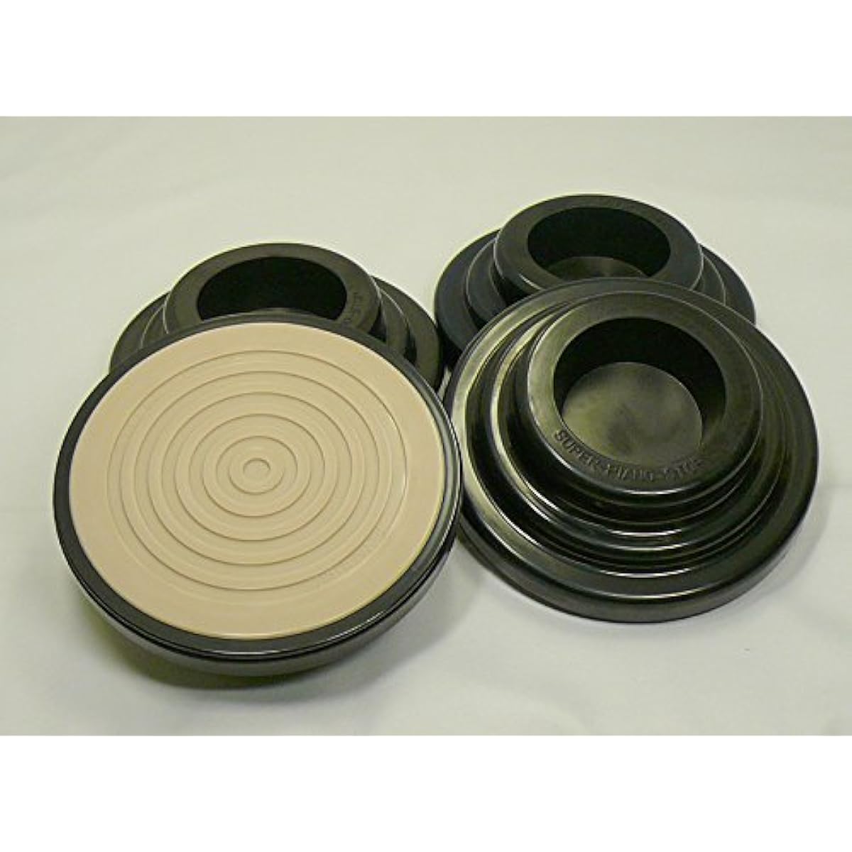Soundproofing/Earthquake countermeasure/Earthquake resistant insulator for upright piano Yoshizawa Super Piano Stop for UP [Black]
