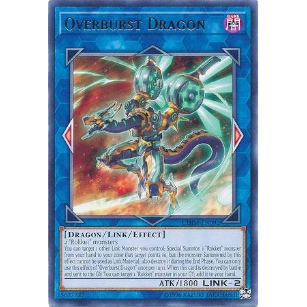 Overburst Dragon - CHIM-EN092 - Rare - Unlimited Edition