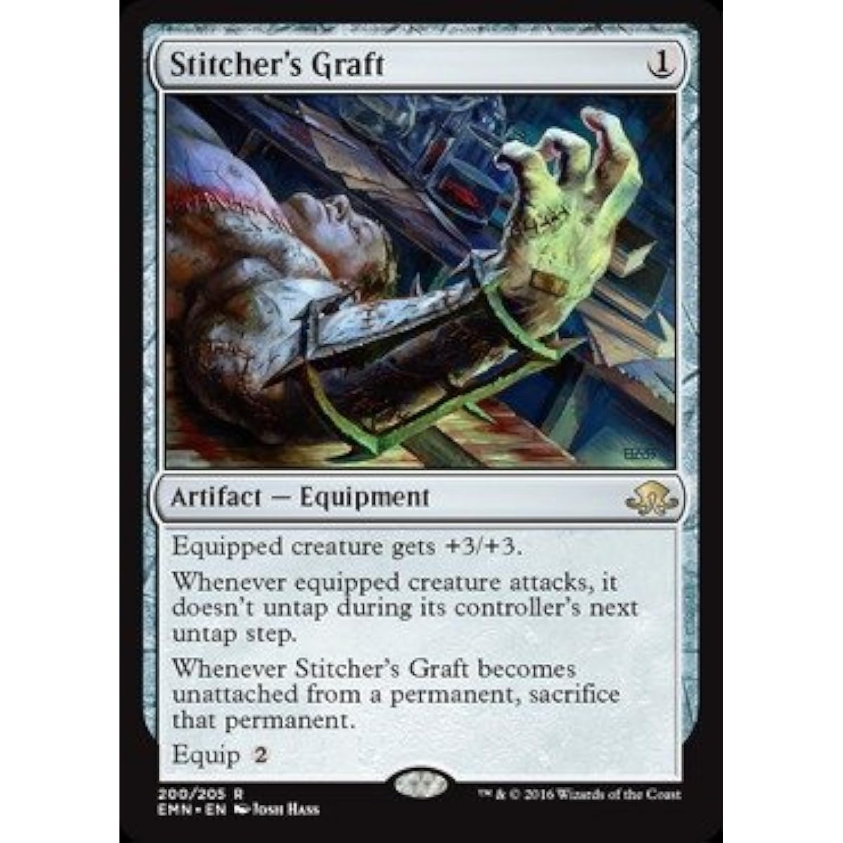 Magic : the Gathering – Stitcher & # 39 ; s Graft ( 200 / 205 ) – Eldritch Moon