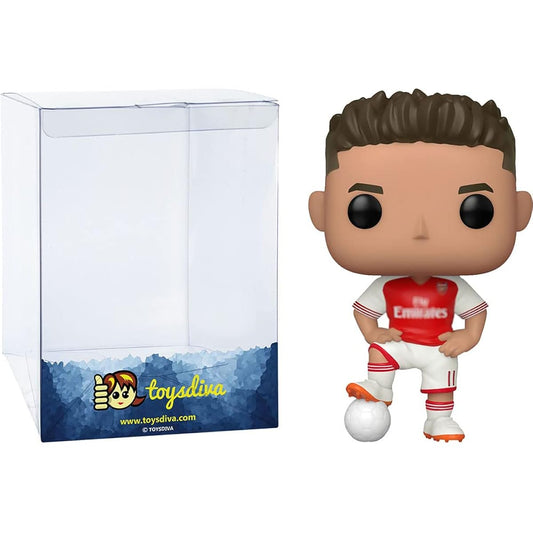 L u c a s Torreira [Arsenal]: P o p! Football Vinyl Figure Bundle with 1 Compatible "ToysDiva" Graphic Protector (028-42793 - B)