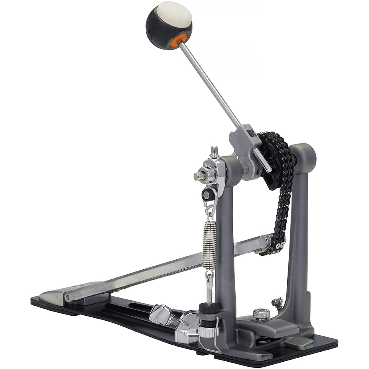 Pearl Pearl Drum Single Pedal Eliminator SOLO “BLACK” Perfect Round Cam/Duo Beater P-1030
