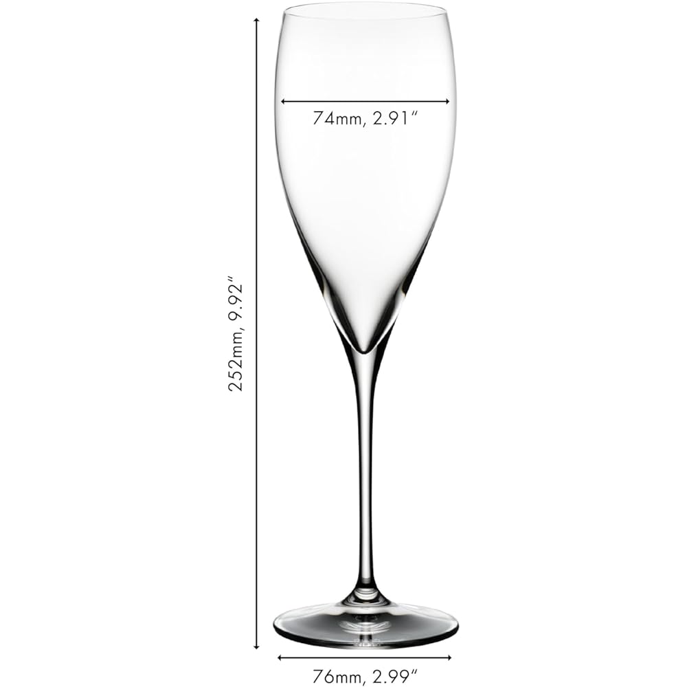 [Genuine] RIEDEL Champagne Glass Pair Set Vinom Vintage Champagne 340ml 6416/28