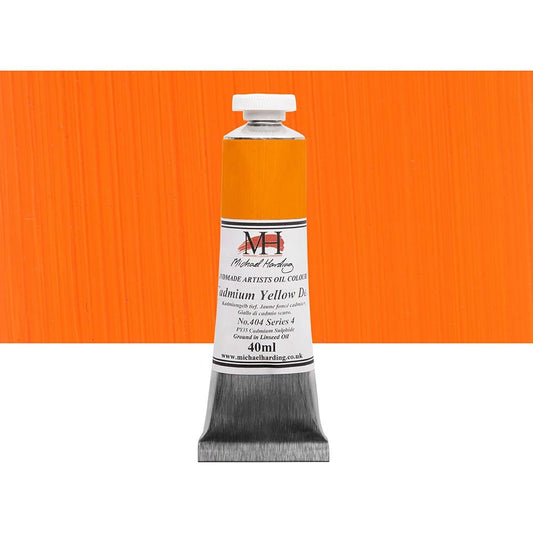 Michael Harding Artist Oil Colors - Cadmium Yellow Deep - 40ml Tube by Michael Harding