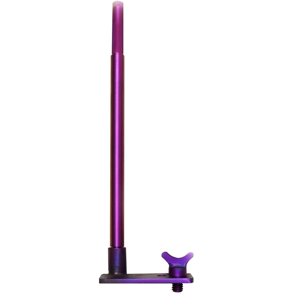 64 Titanium Anchor Piton Fixture Can be fixed with any screw thread Purple anodic acid coating [KOTEI-01]